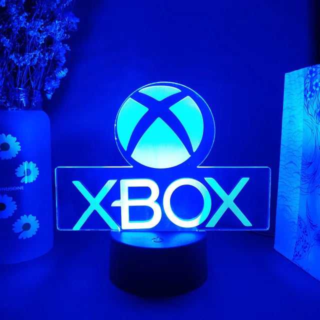 مصباح LED RGB لغرفة الألعاب | إضاءة نيون ليلية Game Over