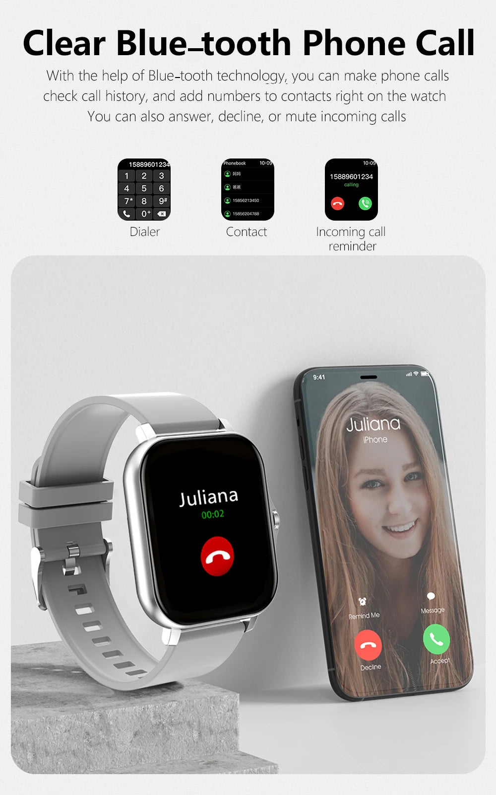 Smart Watch Pro X - ساعة ذكية للياقة البدنية مع مكالمات بلوتوث | ساعات ذكية