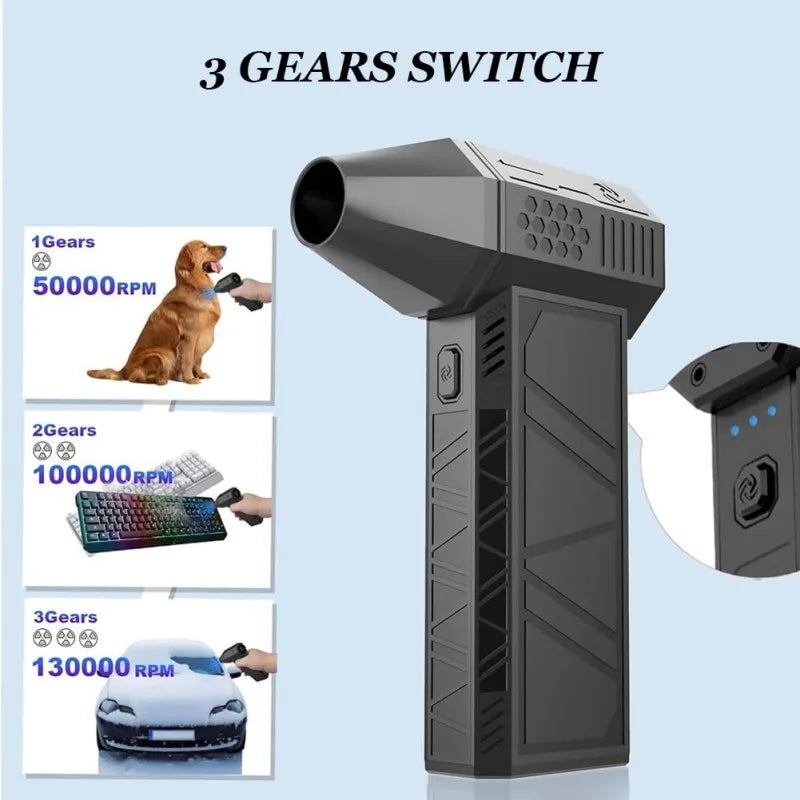 Turbo Jet Blower X6 | 130000RPM Air Duster Cleaner