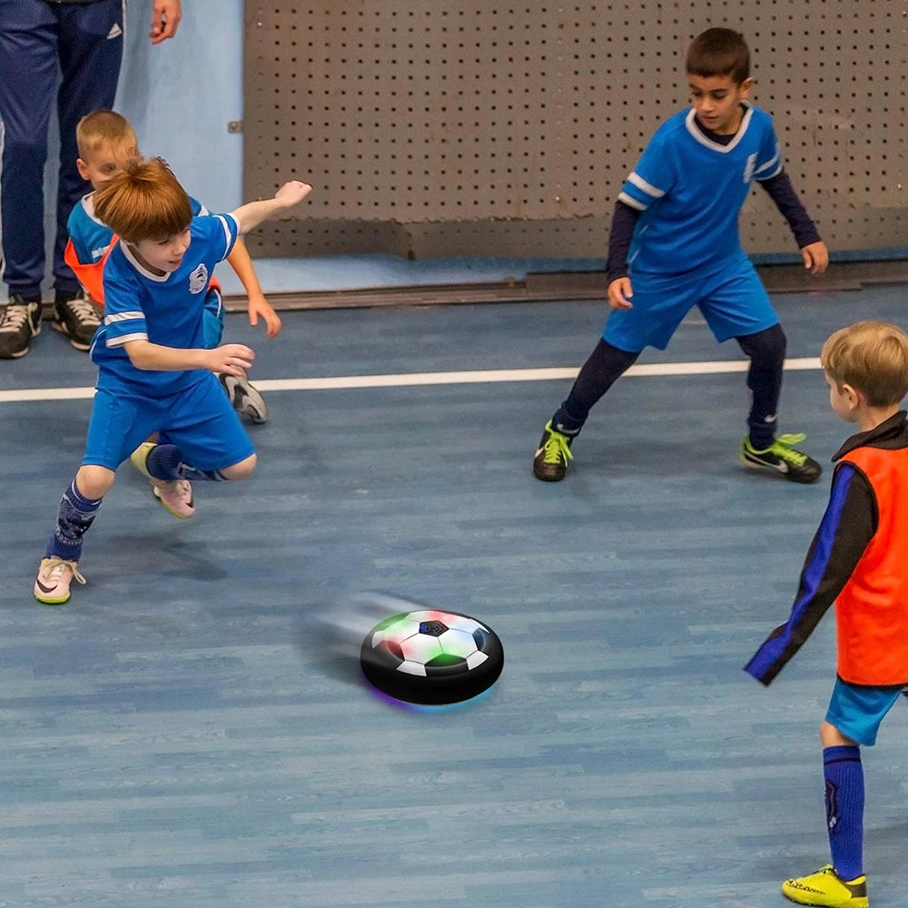 كرة قدم هوفر مع أضواء LED – متعة كرة القدم داخل المنزل ⚽✨
