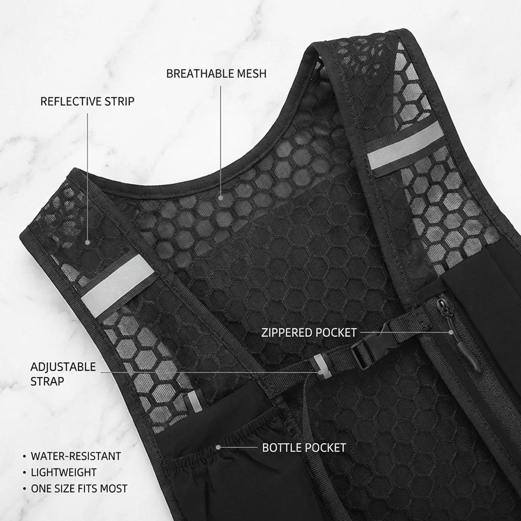 Running Hydration Vest | Lightweight Water Storage Pack
