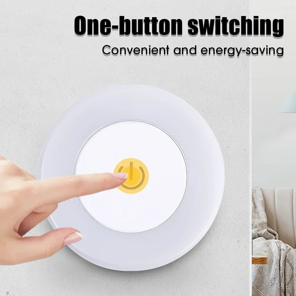 مصباح LED ليلي قابل لإعادة الشحن عبر USB | مصباح محمول لديكور غرفة النوم