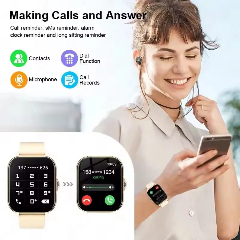 Smart Watch Pro X - ساعة ذكية للياقة البدنية مع مكالمات بلوتوث | ساعات ذكية