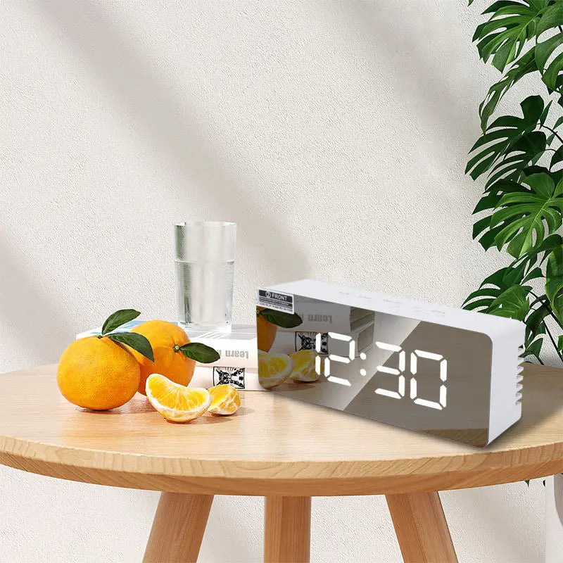 Smart LED Digital Alarm Clock – Sleek Modern Design for Bedroom & Desk ⏰✨