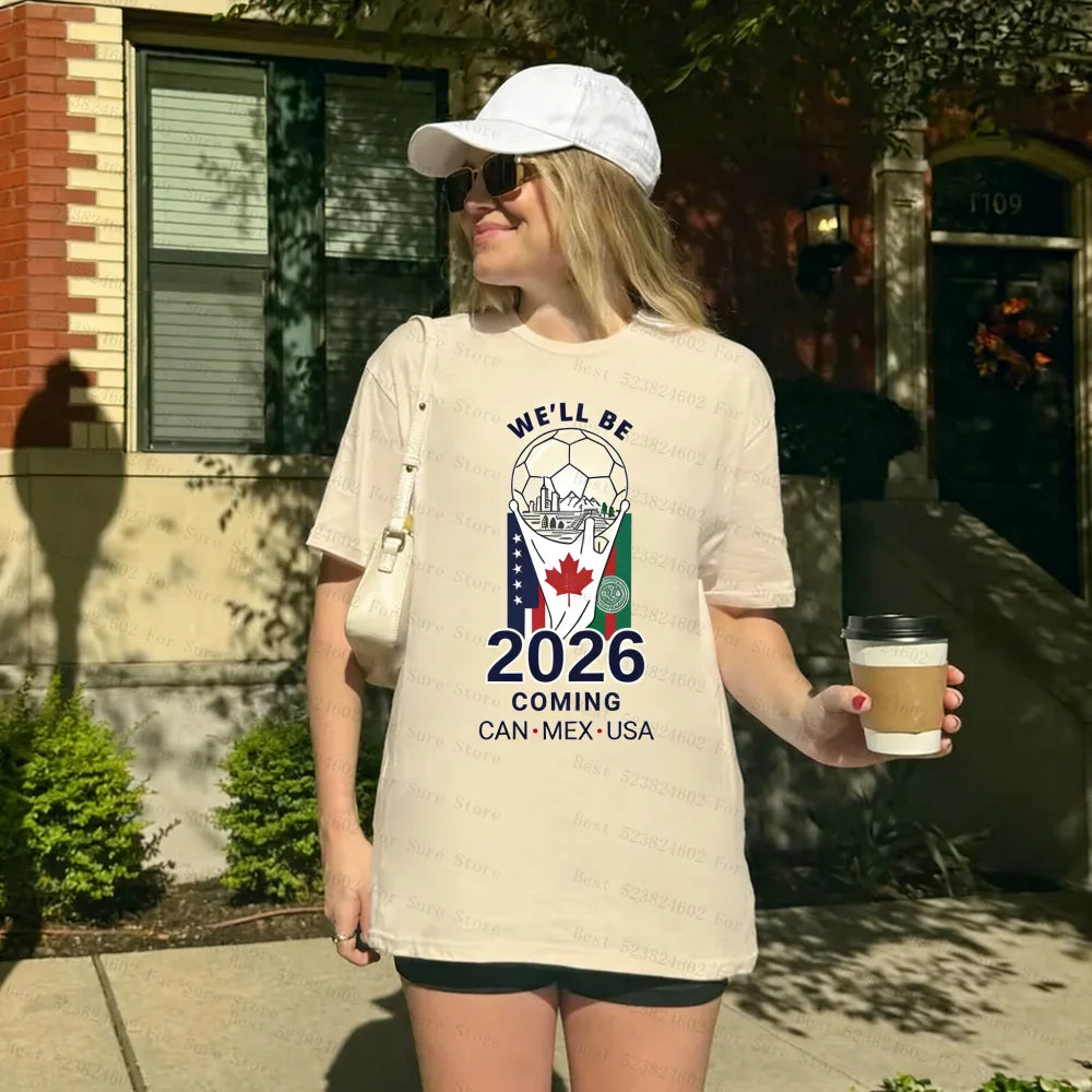 2026 World Cup Soccer Fan Tee – USA Canada Mexico Edition Fan Gift