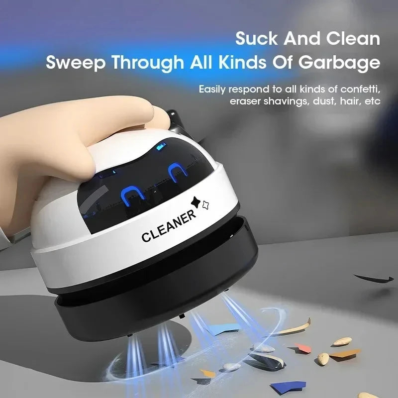 Mini Desk Vacuum – Portable USB Cleaner for Keyboard, Office & Car