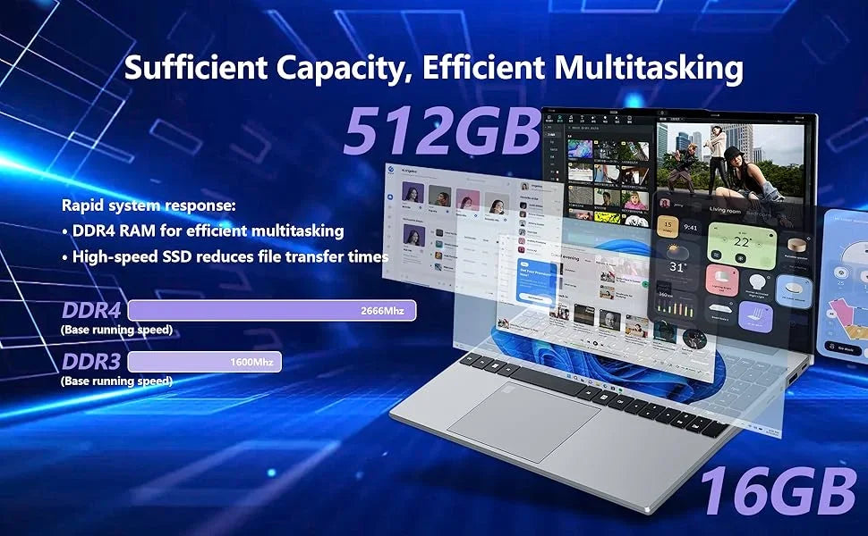كمبيوتر محمول مقاس 15.6 بوصة بنظام Windows 11 Pro | معالج Intel Core i9-9900 | ذاكرة وصول عشوائي (RAM) سعة 16 جيجابايت وقرص صلب SSD بسعة 1 تيرابايت | كمبيوتر محمول للألعاب والأعمال