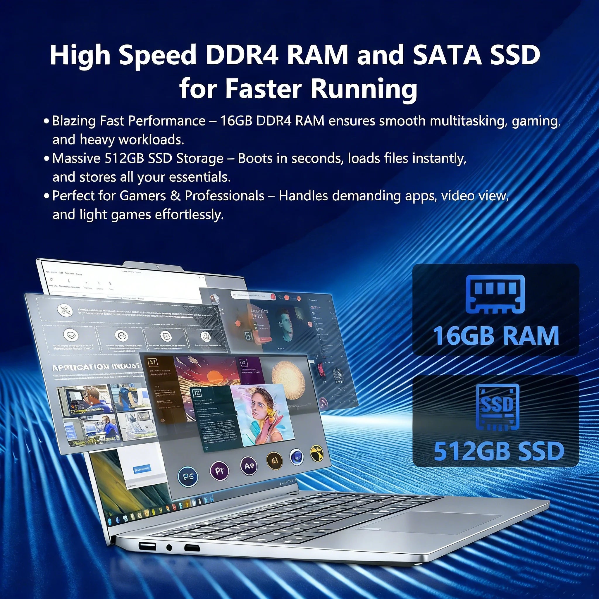 كمبيوتر محمول مقاس 15.6 بوصة بنظام Windows 11 Pro | معالج Intel Core i9-9900 | ذاكرة وصول عشوائي (RAM) سعة 16 جيجابايت وقرص صلب SSD بسعة 1 تيرابايت | كمبيوتر محمول للألعاب والأعمال