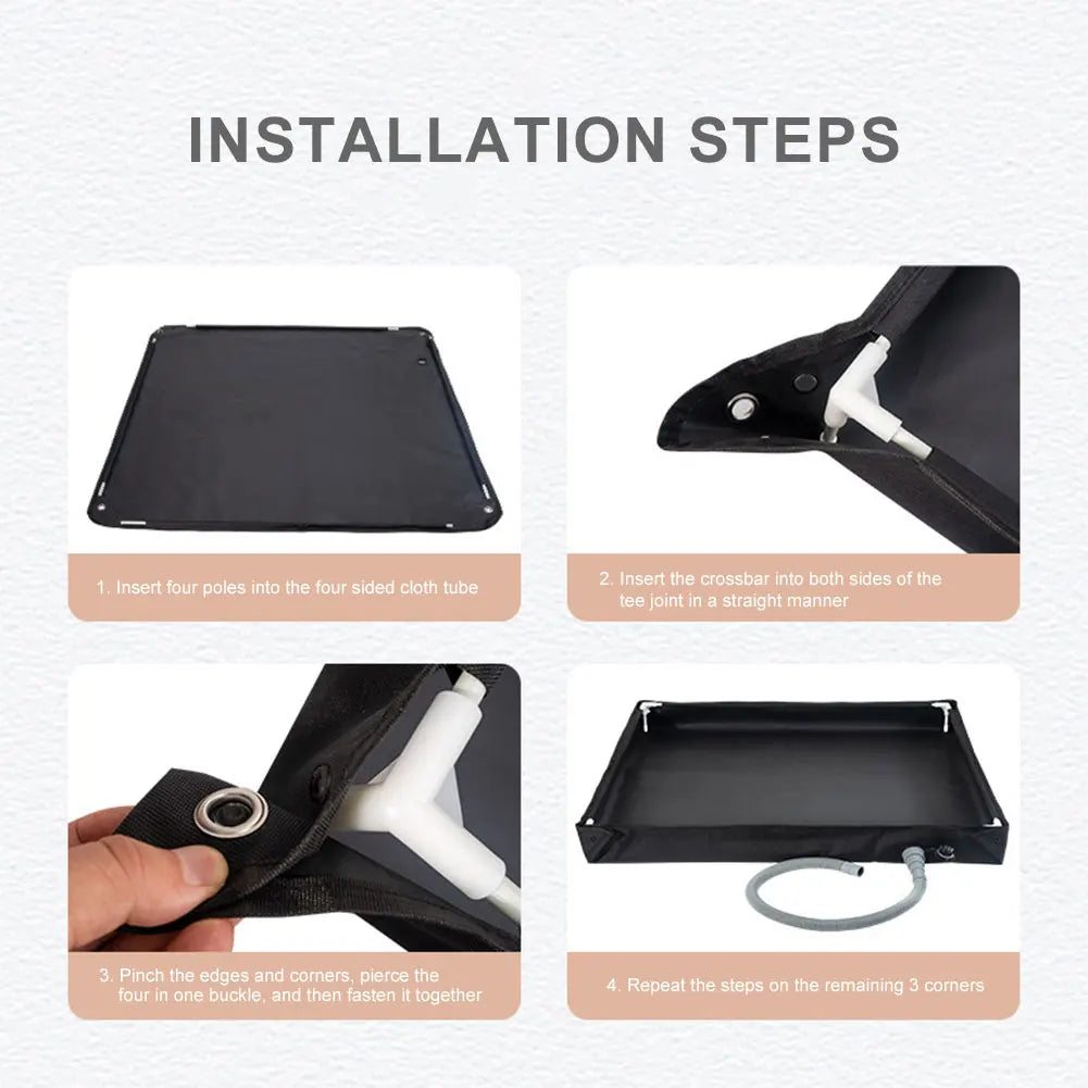 Foldable Outdoor Shower Base | Portable Camping Shower Tray