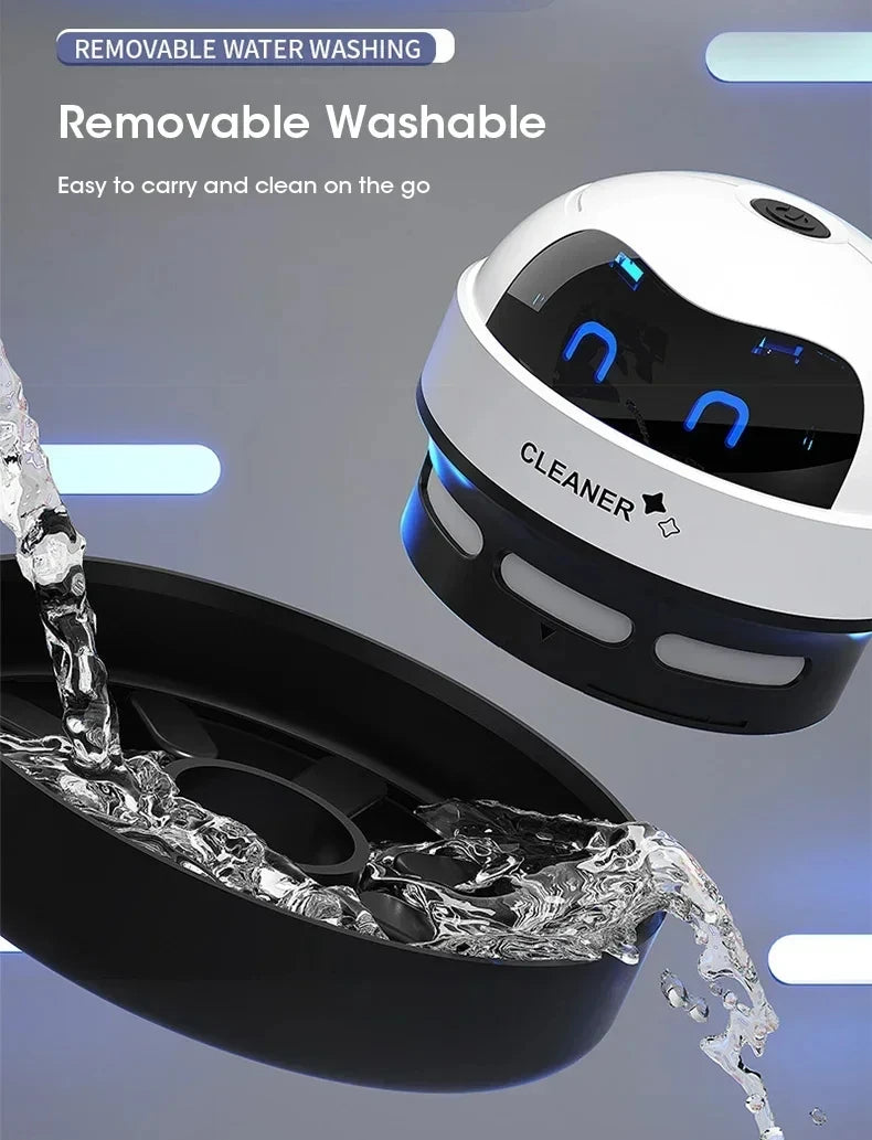 Mini Desk Vacuum – Portable USB Cleaner for Keyboard, Office & Car