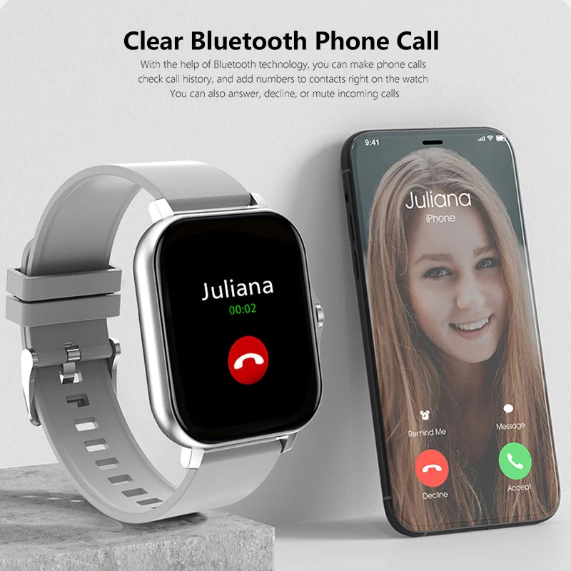 1.83" Smart Watch | Fitness Health Monitor Wireless Calling