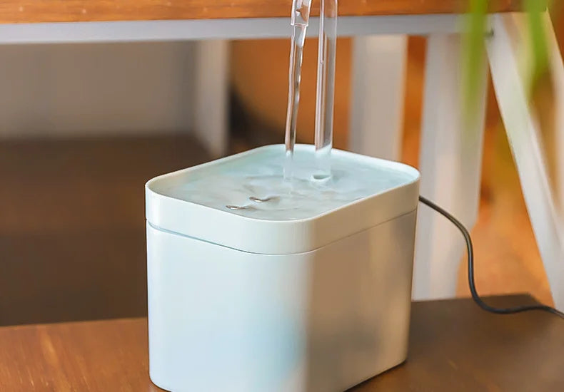 نافورة ماء ذكية أوتوماتيكية للحيوانات الأليفة - موزع مياه هادئ للغاية للقطط والكلاب 🐾💧
