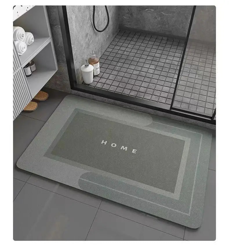 Quick Dry Bathroom Floor Mat │ Anti-Slip Memory Foam Rug │ Luxury Absorbent Bathmat