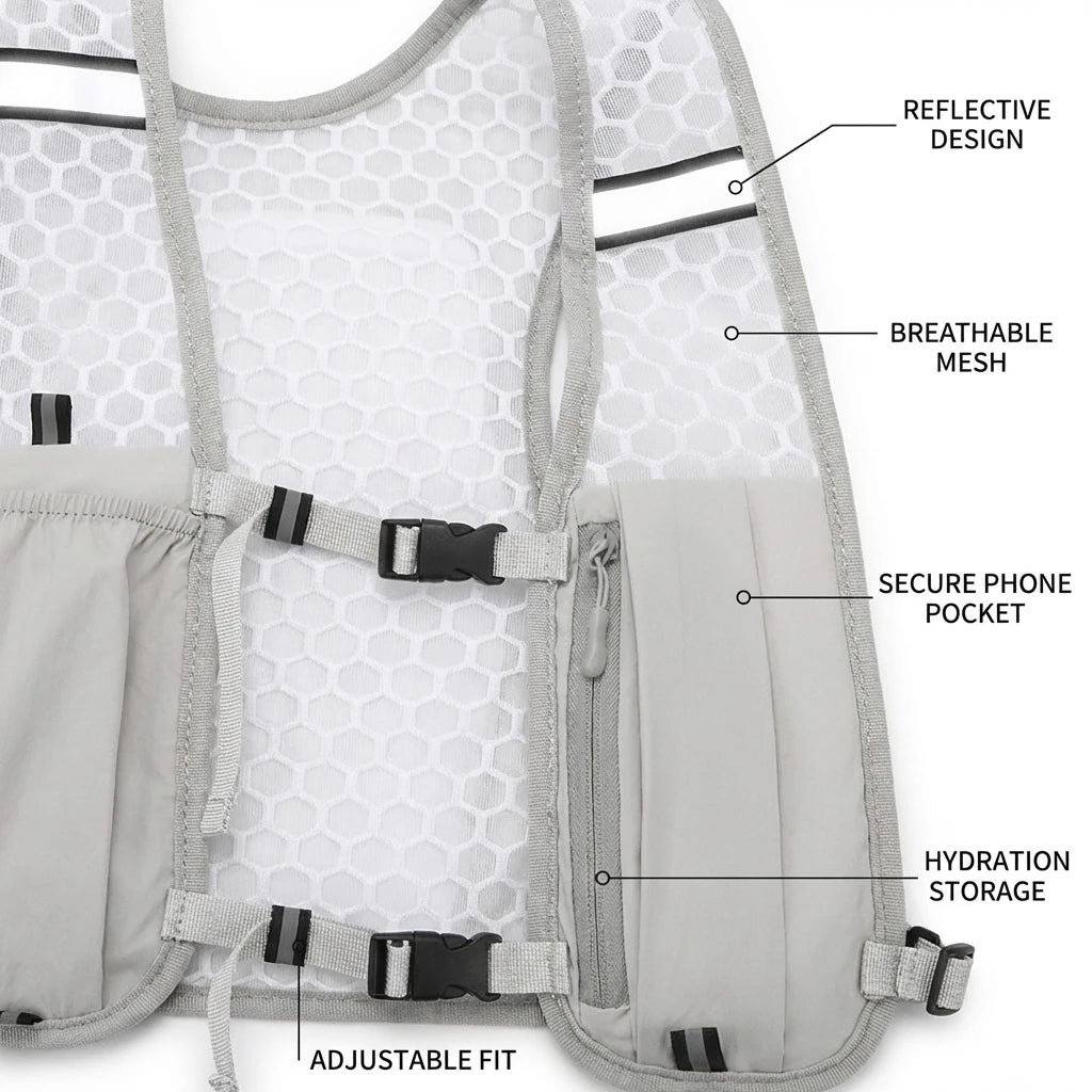 Running Hydration Vest | Lightweight Water Storage Pack