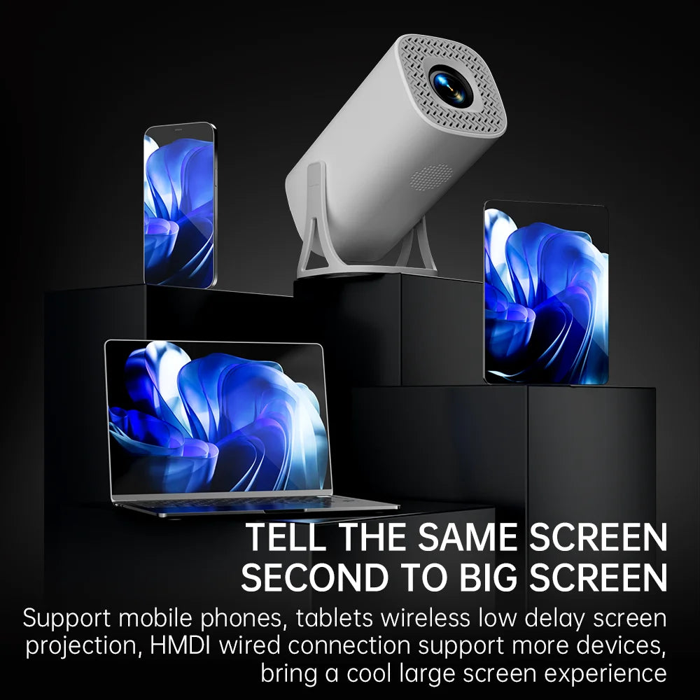 S40MAX Android 11 Gaming Projector | 30000 Games Portable Home Theater | Wi-Fi 6 Bluetooth Mini Projector