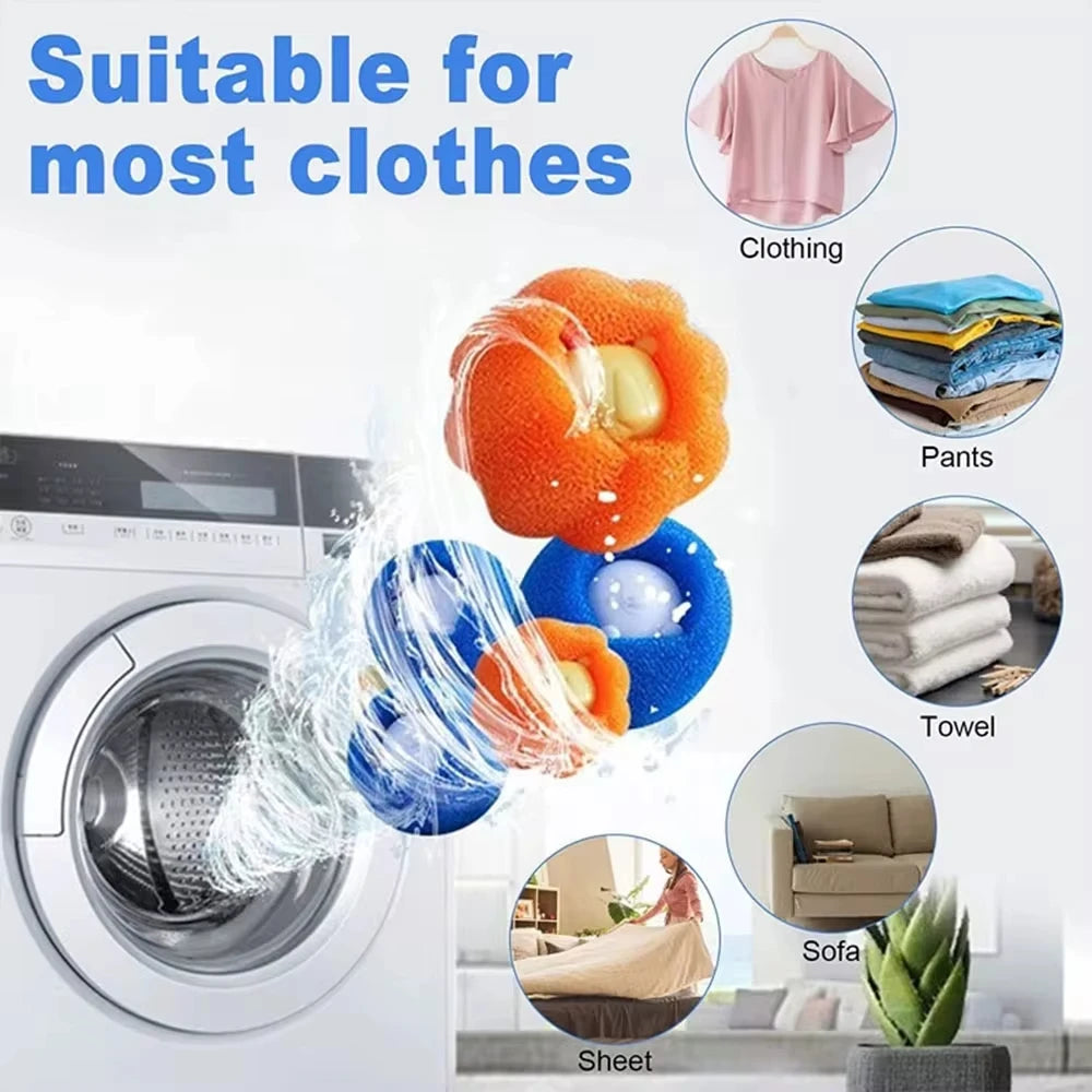 Reusable Pet Hair Remover Ball – Washing Machine & Dryer Fur Catcher for Laundry