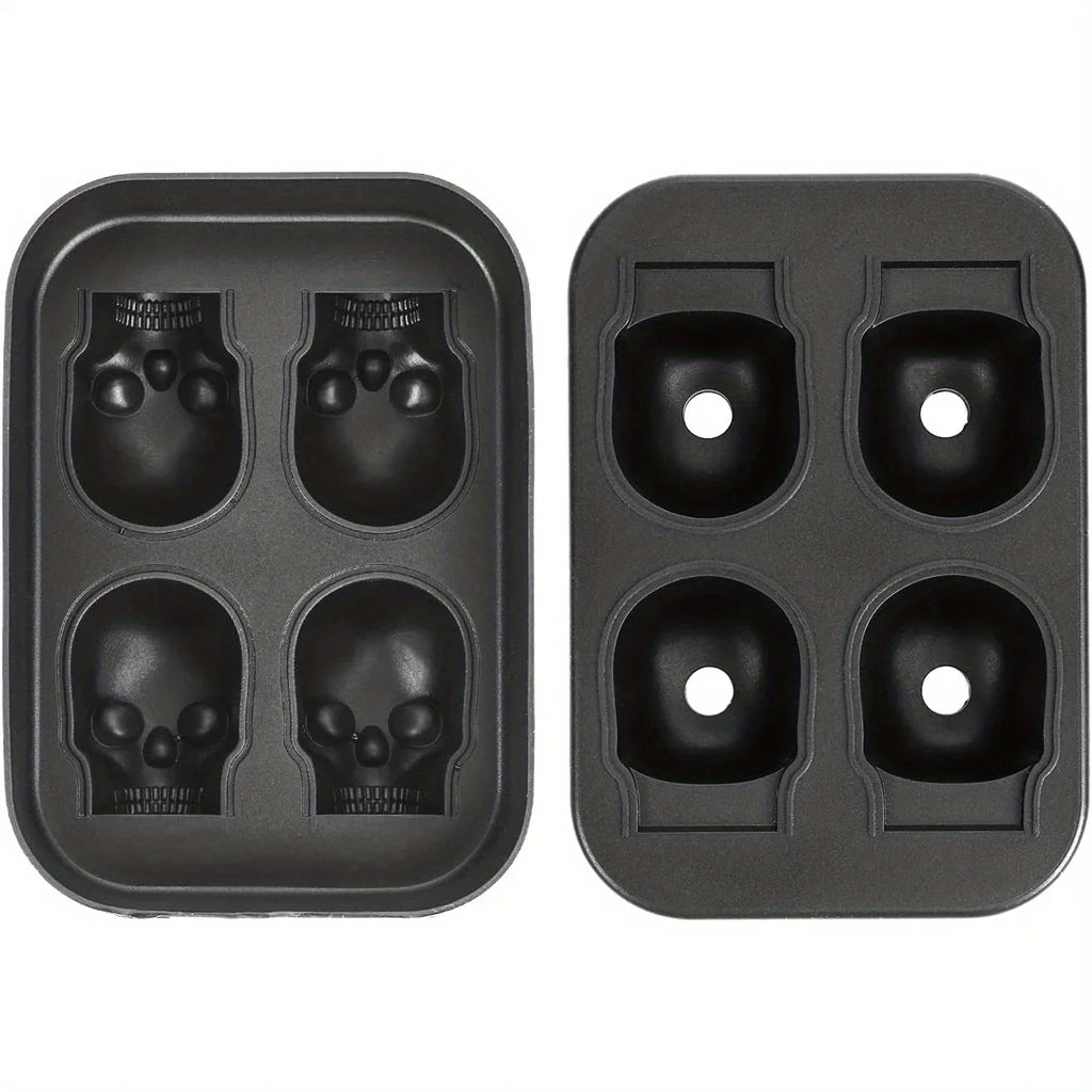 Skull Ice Ball Mold | 3D Silicone Horror Ice Tray