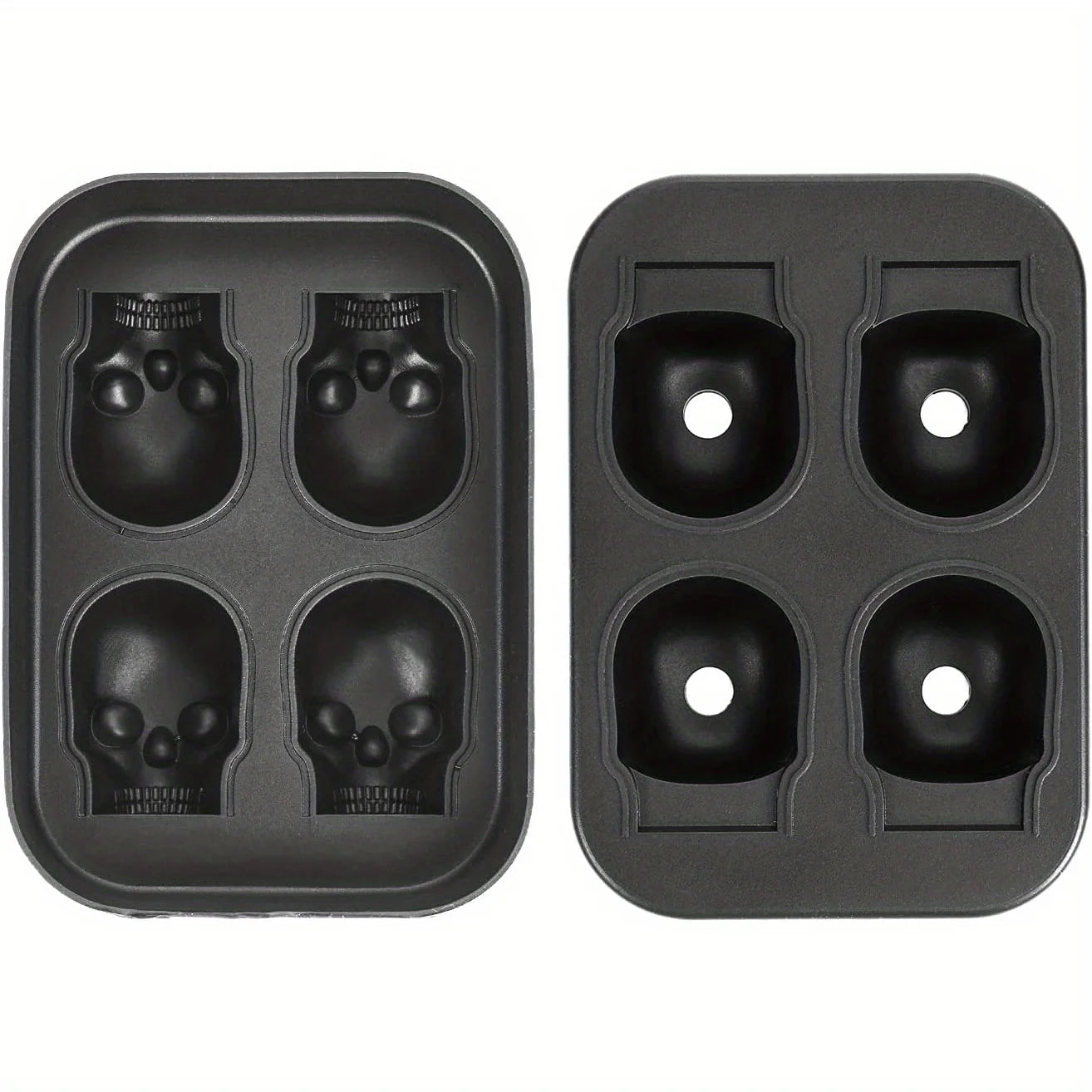 Skull Ice Ball Mold | 3D Silicone Horror Ice Tray