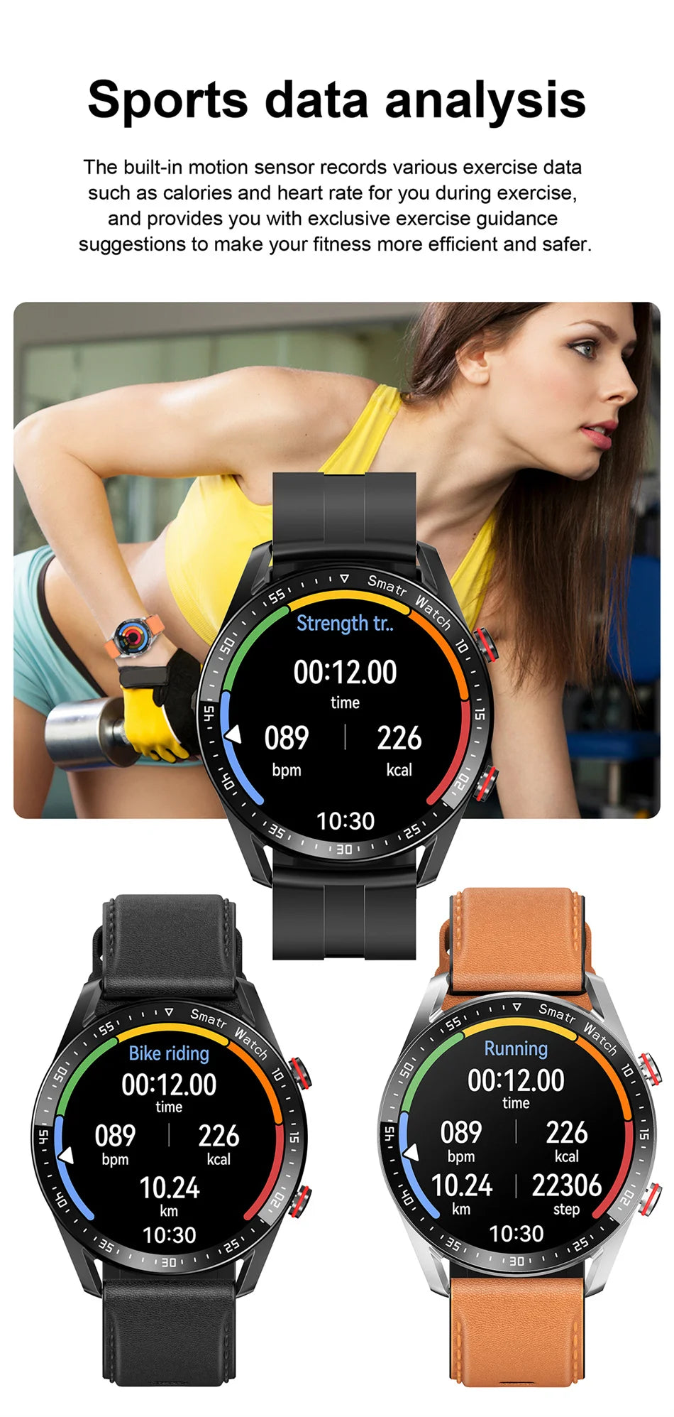 HW20 Smart Watch | Bluetooth Calling | ECG + PPG Health Monitor | IP67 Waterproof | Fitness Tracker