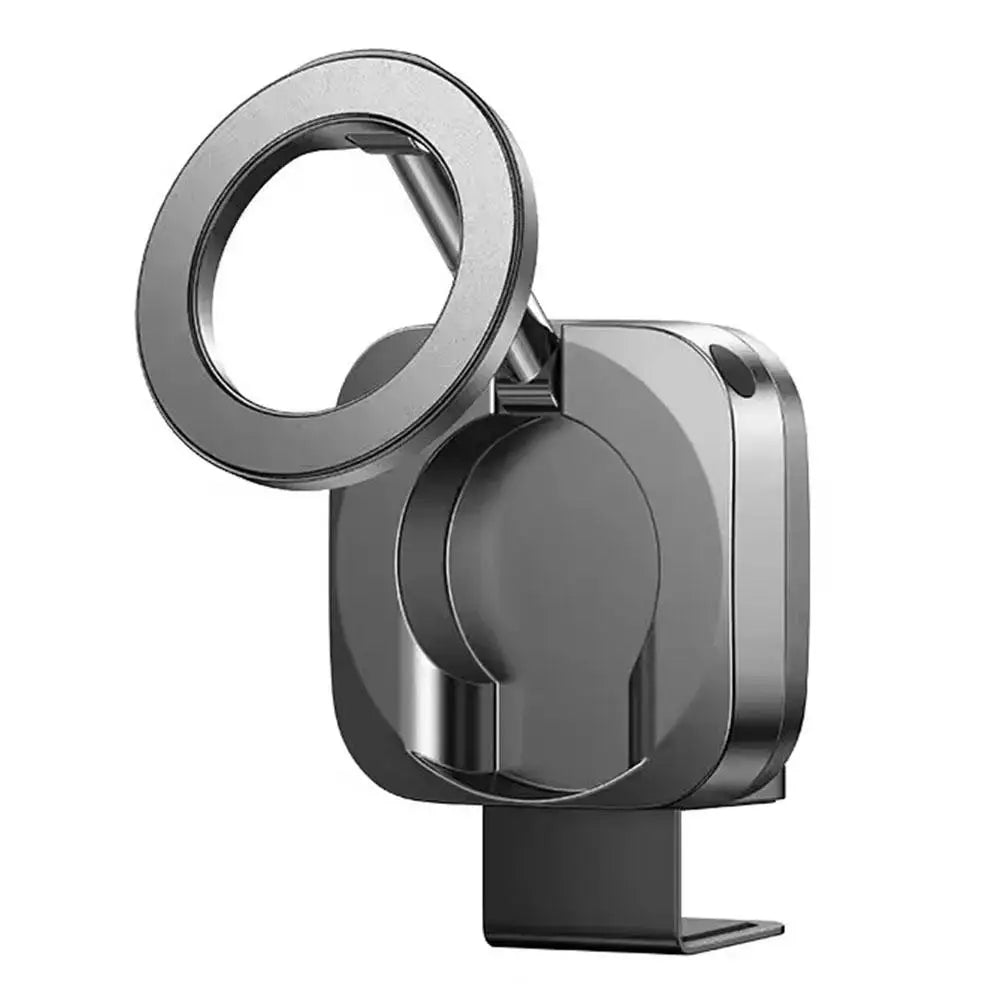 حامل الهاتف المغناطيسي MagSafe │ مسند سفر قابل للطي 360 درجة │ حامل للسيارة والطائرة
