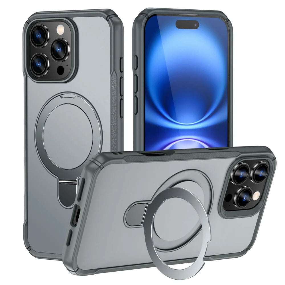 MagSafe Magnetic Stand Phone Case | Foldable Wireless Charging Cover
