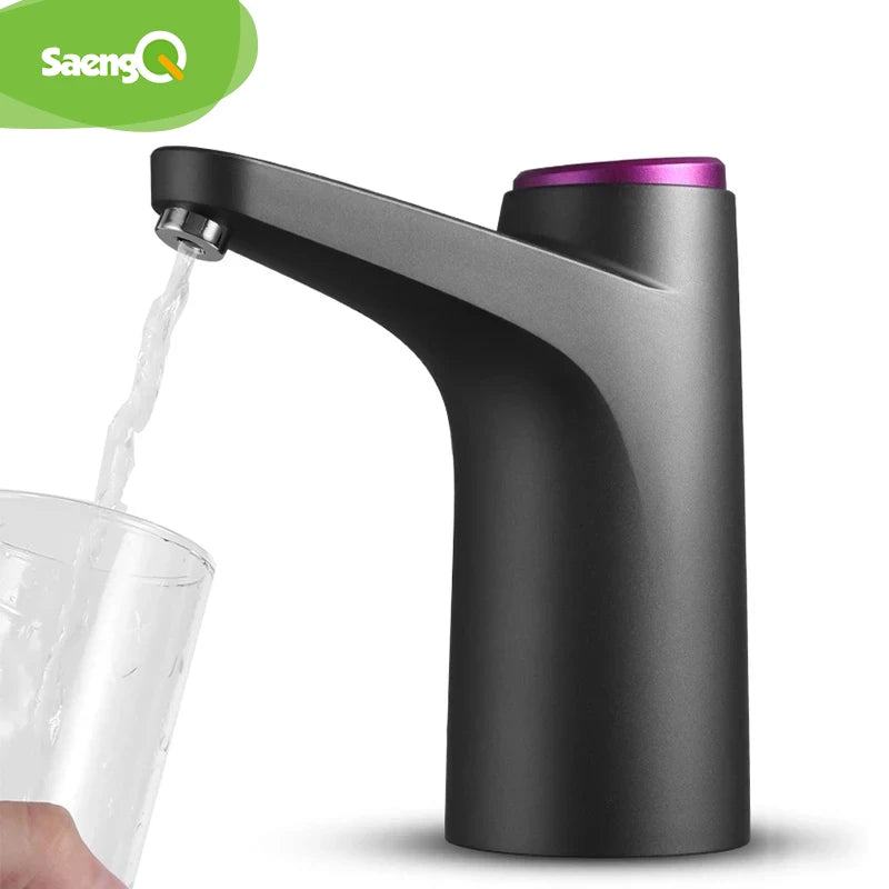 مضخة مياه كهربائية ذكية من ScenyQ – موزع مياه أوتوماتيكي قابل لإعادة الشحن عبر USB