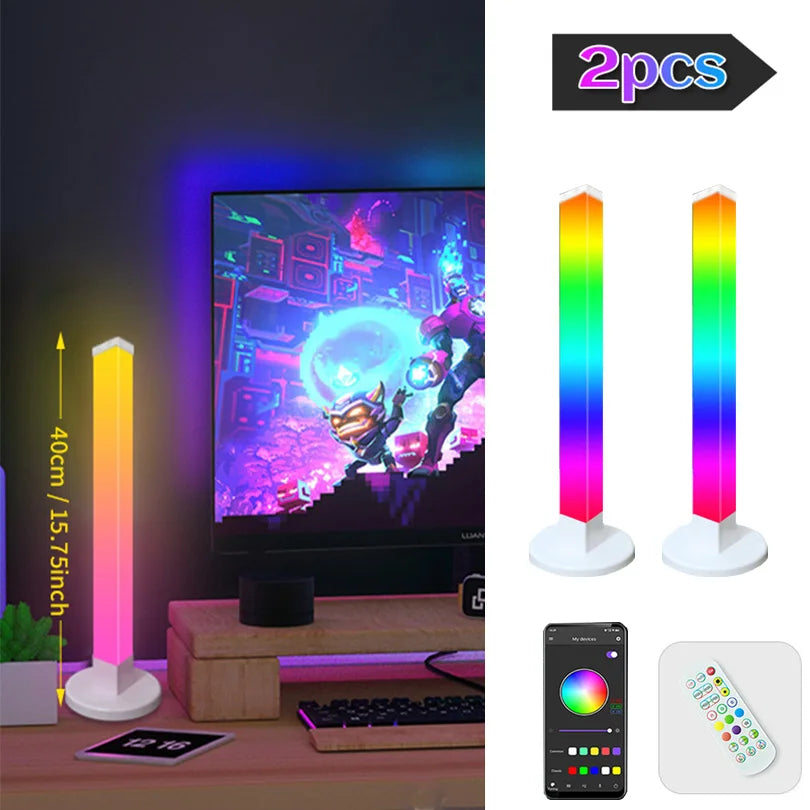 Smart RGB Corner Floor Lamp – APP Controlled Modern LED Mood Light for Gaming & Bedroom 🌈✨