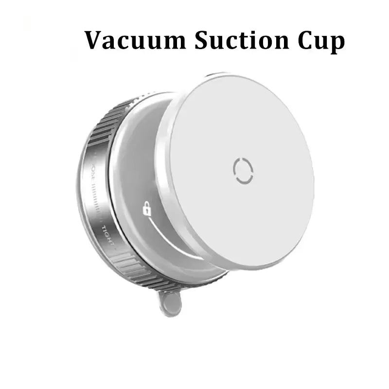 Magnetic Vacuum Phone Holder | 360° Foldable Car Mount