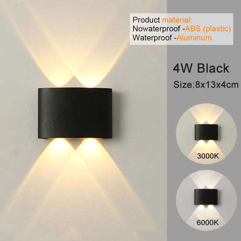 ✨ Modern LED Wall Sconce – Elegant Up & Down Ambient Light for Home Decor