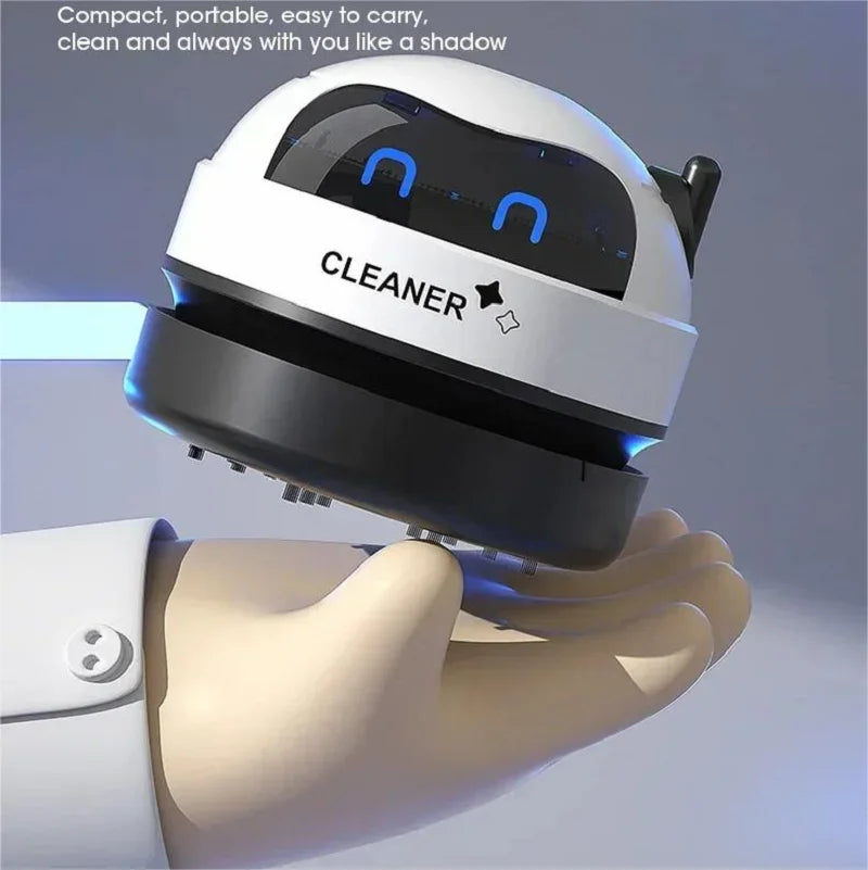 Mini Desk Vacuum – Portable USB Cleaner for Keyboard, Office & Car