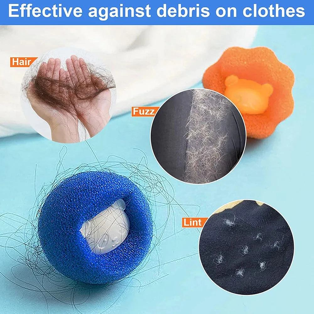 Reusable Pet Hair Remover Ball – Washing Machine & Dryer Fur Catcher for Laundry