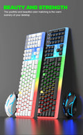 مجموعة لوحة مفاتيح وماوس للألعاب NG GTX350 | مجموعة ألعاب بإضاءة RGB LED