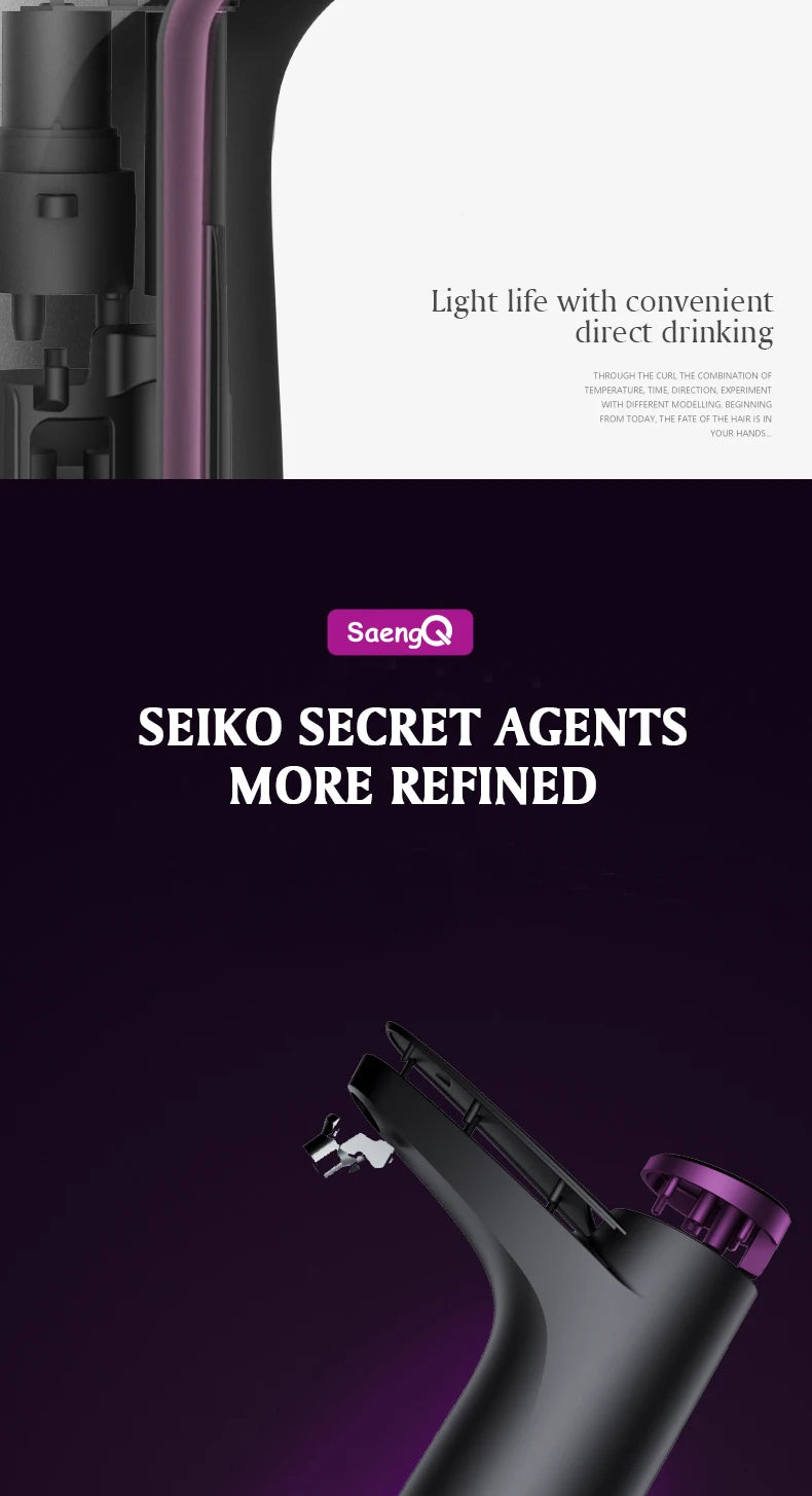 مضخة مياه كهربائية ذكية من ScenyQ – موزع مياه أوتوماتيكي قابل لإعادة الشحن عبر USB