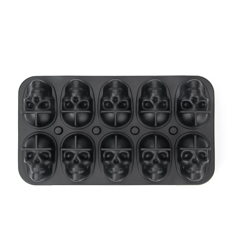 Skull Ice Ball Mold | 3D Silicone Horror Ice Tray