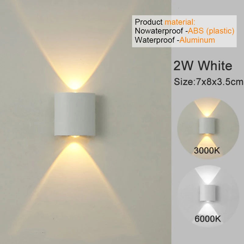 ✨ Modern LED Wall Sconce – Elegant Up & Down Ambient Light for Home Decor