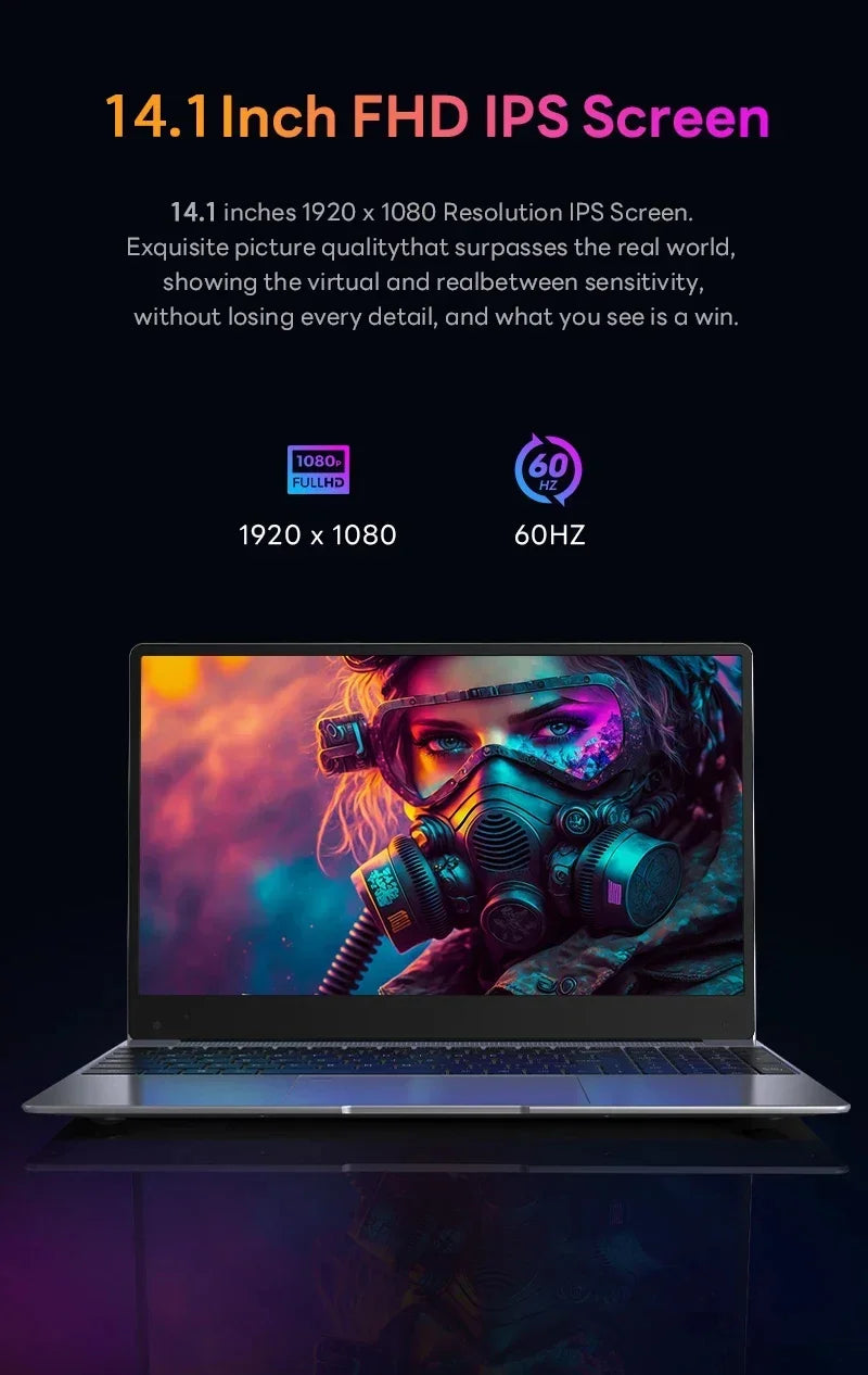 كمبيوتر محمول جديد لعام 2026 بمعالج Core i9-10980HK | شاشة 14.1 بوصة عالية الدقة | نظام تشغيل Windows 11 Pro | ذاكرة وصول عشوائي 16 جيجابايت | قرص صلب SSD سعة 1 تيرابايت/2 تيرابايت | كمبيوتر محمول فائق الخفة وقابل للحمل