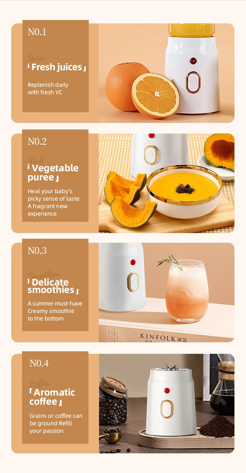 👉 BlendGo™ – Portable Smoothie Anywhere
500ML USB Rechargeable 40W
