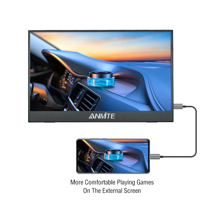 14" Portable Touch Monitor | 1920×1200 IPS HDR10 USB-C HDMI Gaming Display 💻