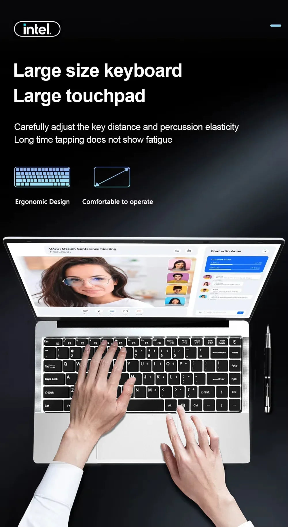 كمبيوتر محمول 2026 Office i7 | معالج Intel Core i7-8650U | ذاكرة وصول عشوائي (RAM) سعة 16 جيجابايت ومحرك أقراص ذو حالة صلبة (SSD) سعة 1 تيرابايت/2 تيرابايت | شاشة 14.1 بوصة عالية الدقة بالكامل (FHD) ونظام تشغيل Windows 11 Pro