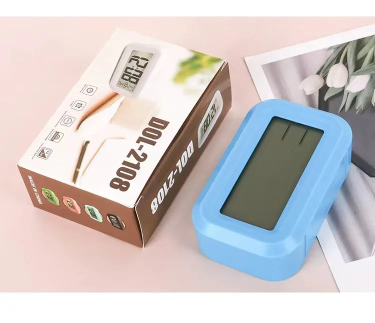 Smart LED Alarm Clock – Modern Digital Desk & Bedroom Display ⏰✨