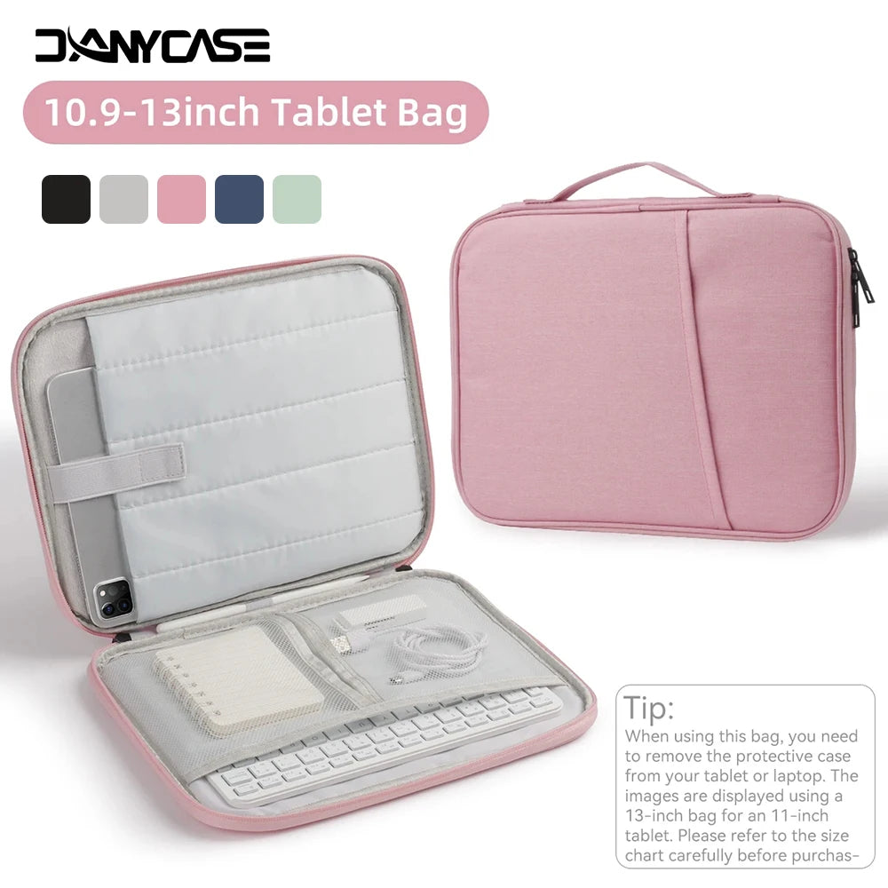 Protective Laptop Sleeve Bag | Waterproof Notebook Carrying Case for MacBook, iPad, ASUS, Lenovo & Huawei | 11-13 Inch