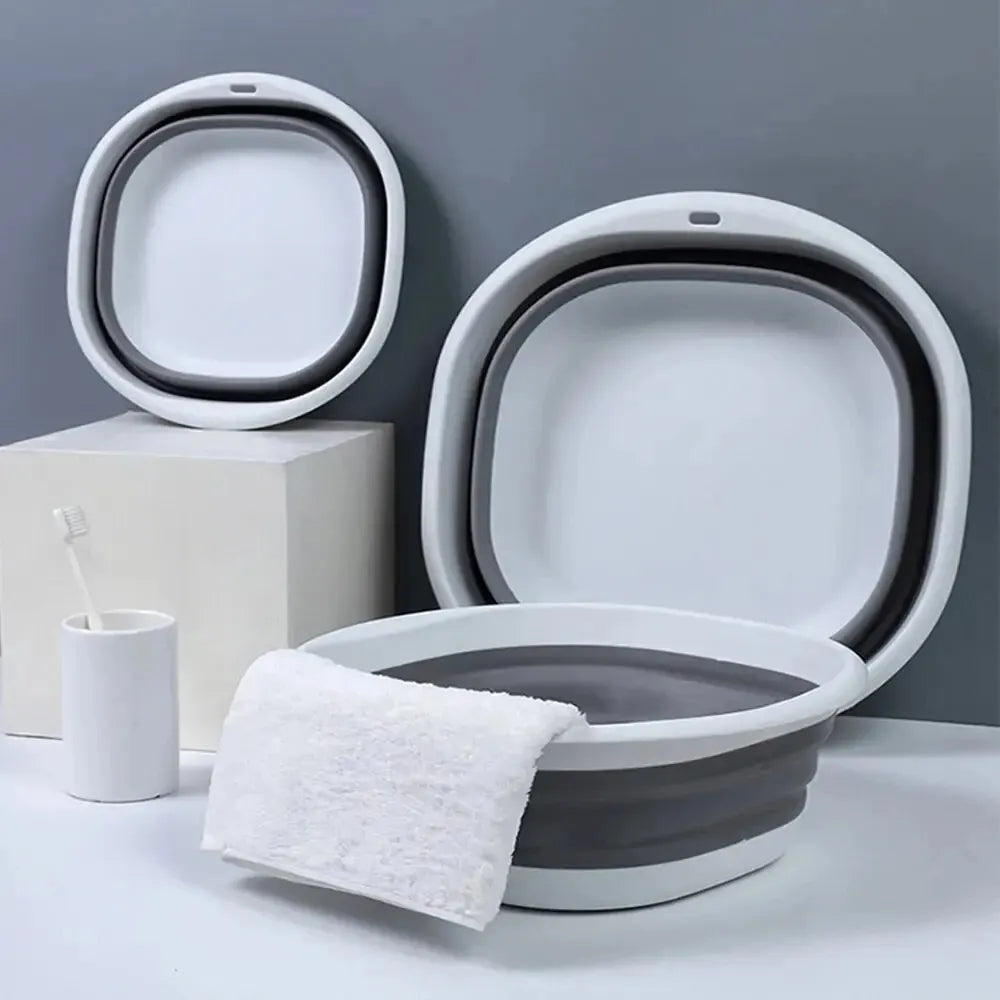 Foldable Wash Basin │ Portable Laundry Tub │ Space Saving Collapsible Sink