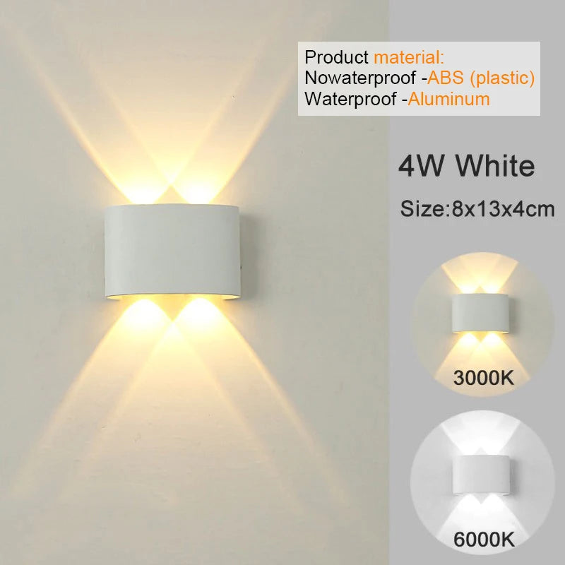 ✨ Modern LED Wall Sconce – Elegant Up & Down Ambient Light for Home Decor
