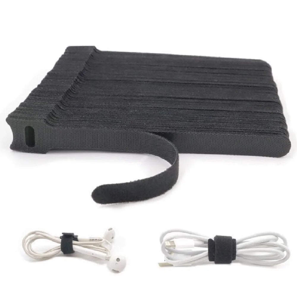 🔥 Smart Cable Organizer Strap – Clean Desk & Tangle-Free Setup