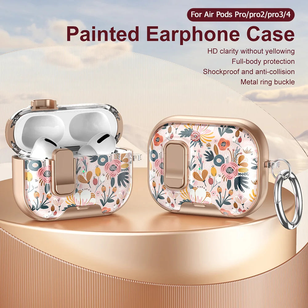 AirPods Pro Protective Case ｜ Secure Lock Shockproof Silicone Cover