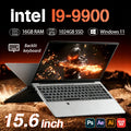 كمبيوتر محمول مقاس 15.6 بوصة بنظام Windows 11 Pro | معالج Intel Core i9-9900 | ذاكرة وصول عشوائي (RAM) سعة 16 جيجابايت وقرص صلب SSD بسعة 1 تيرابايت | كمبيوتر محمول للألعاب والأعمال
