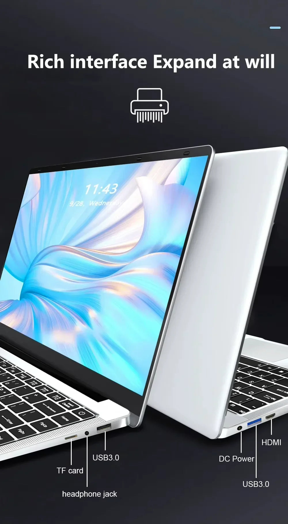 كمبيوتر محمول 2026 Office i7 | معالج Intel Core i7-8650U | ذاكرة وصول عشوائي (RAM) سعة 16 جيجابايت ومحرك أقراص ذو حالة صلبة (SSD) سعة 1 تيرابايت/2 تيرابايت | شاشة 14.1 بوصة عالية الدقة بالكامل (FHD) ونظام تشغيل Windows 11 Pro