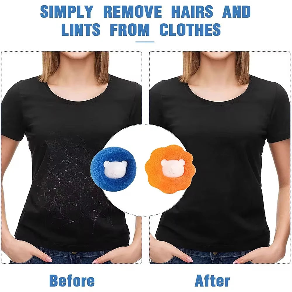 Reusable Pet Hair Remover Ball – Washing Machine & Dryer Fur Catcher for Laundry
