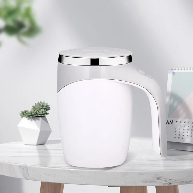 Self-Mixing Smart Mug – Rechargeable Electric Coffee & Protein Cup ☕⚡