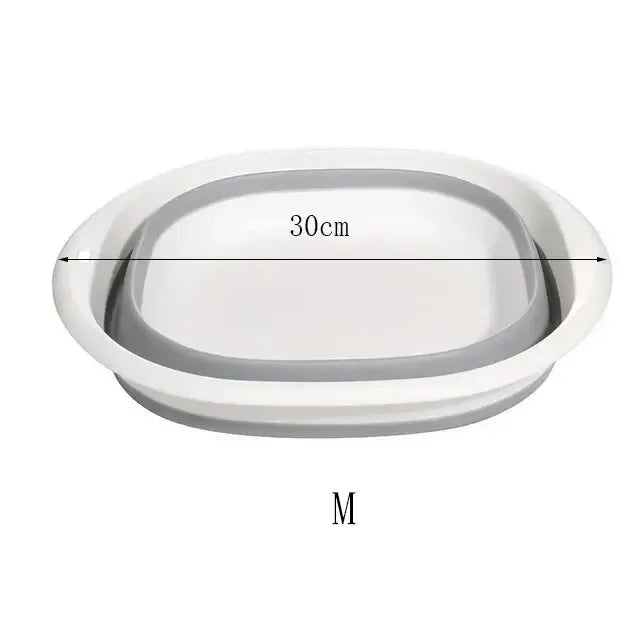 Foldable Wash Basin │ Portable Laundry Tub │ Space Saving Collapsible Sink